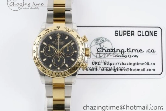 MiroTime 0502 Daytona 116503 Clean 1:1 Best Edition Black Dial on SS YG Bracelet SA4130 V SmartChoice 2084